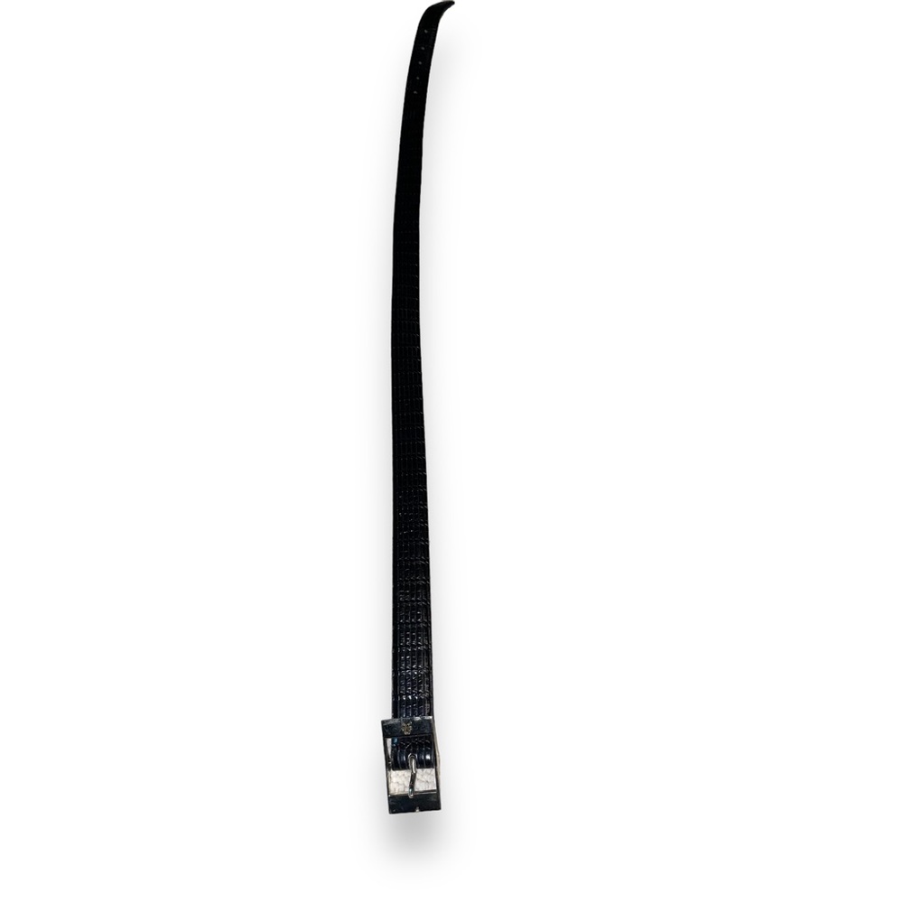 Calvin Klein black rectangular buckle belt s - Picture 2 of 8